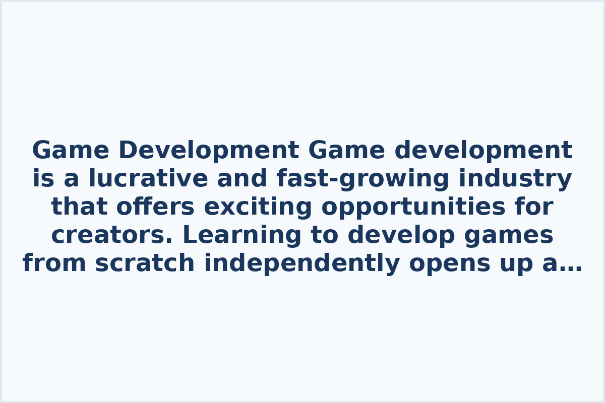 Game Development