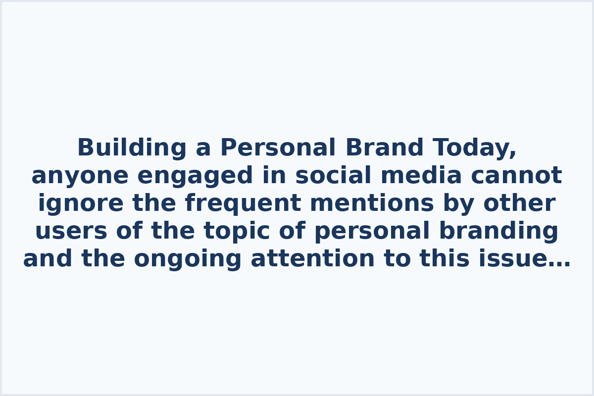 Building a Personal Brand

Today, anyone engaged in social media cannot ignore the frequent mentions by other users of the topic of personal branding and the ongoing attention to this issue.

This selection is suitable for those who want to create a personal brand.

How to build a personal brand. Personal branding from scratch. How to enhance your personal brand. Secrets of a successful brand.