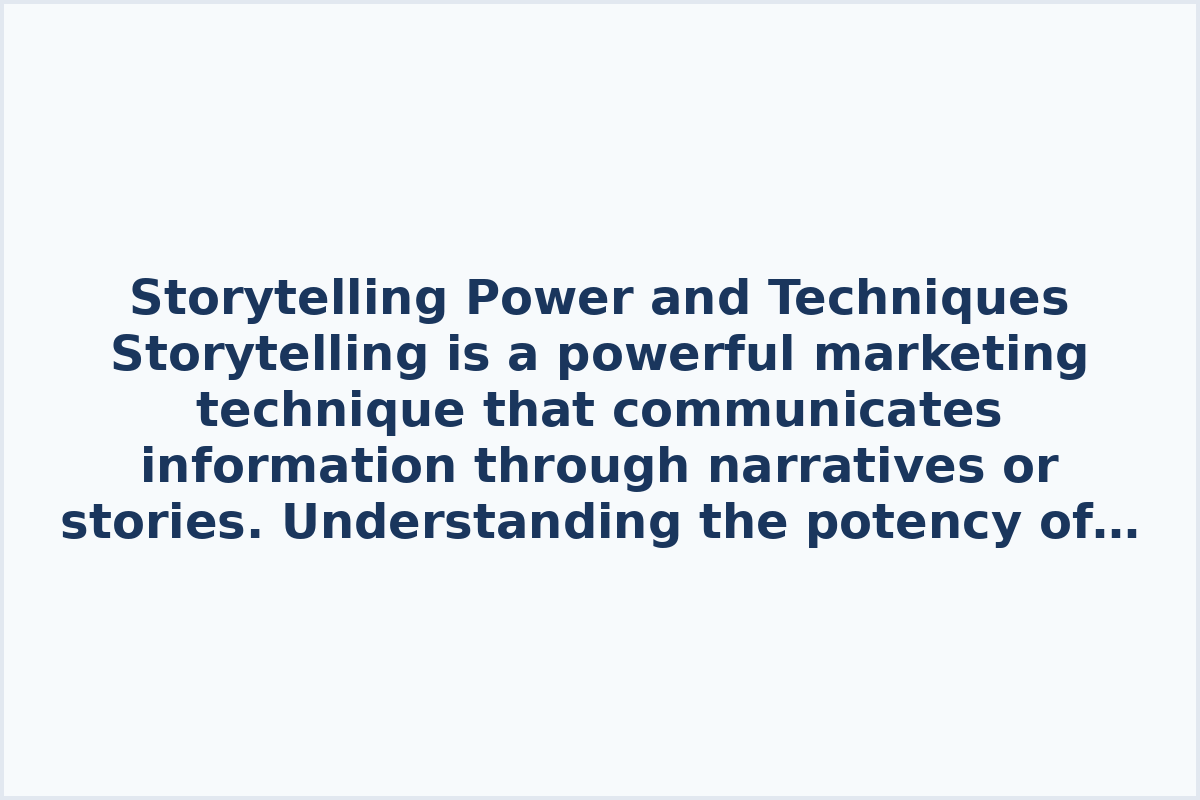 Storytelling Power and Techniques

Storytelling is a powerful marketing technique that communicates information through narratives or stories.

Understanding the potency of storytelling and leveraging it effectively can greatly benefit individuals and businesses. Delve into this selection to explore the reasons behind storytelling's influence and how to harness it for your advantage.

The selection covers three main rules of storytelling and dives into the art, from A to Z, exploring the magical science behind this compelling form of communication. Each video offers valuable insights into the world of storytelling and its impact on conveying messages effectively.
