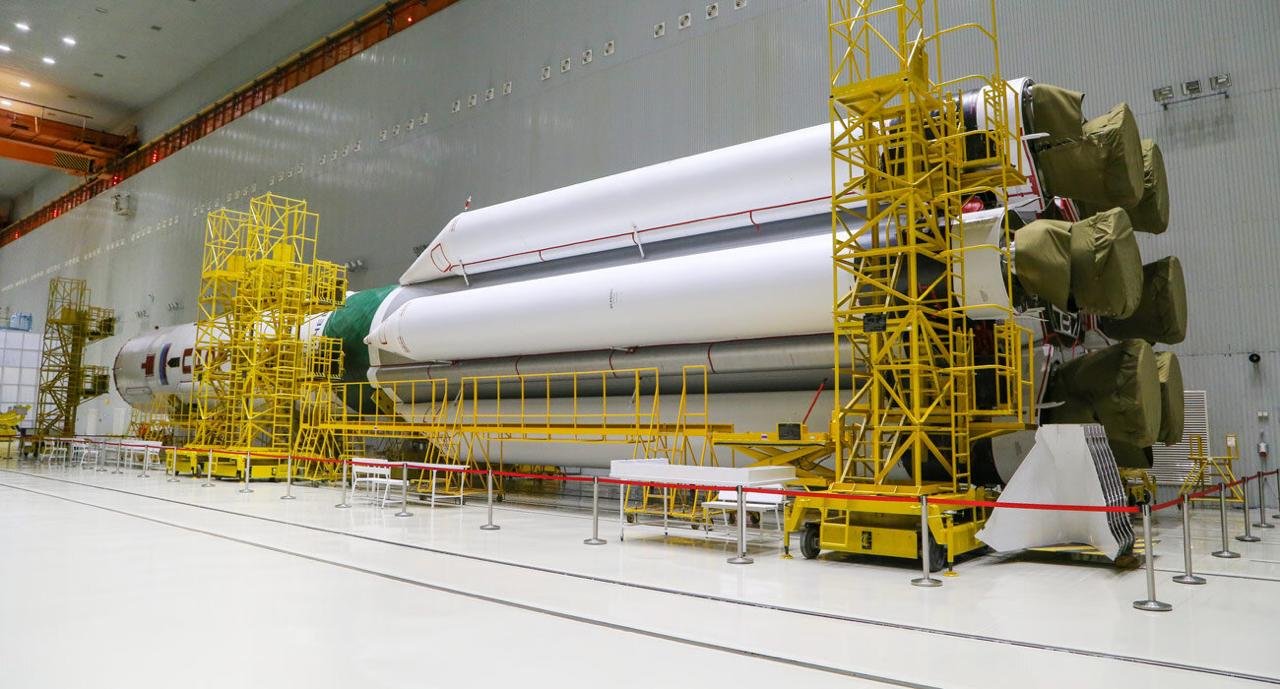 "Proton-M" Rocket Readied for Launch at Baikonur