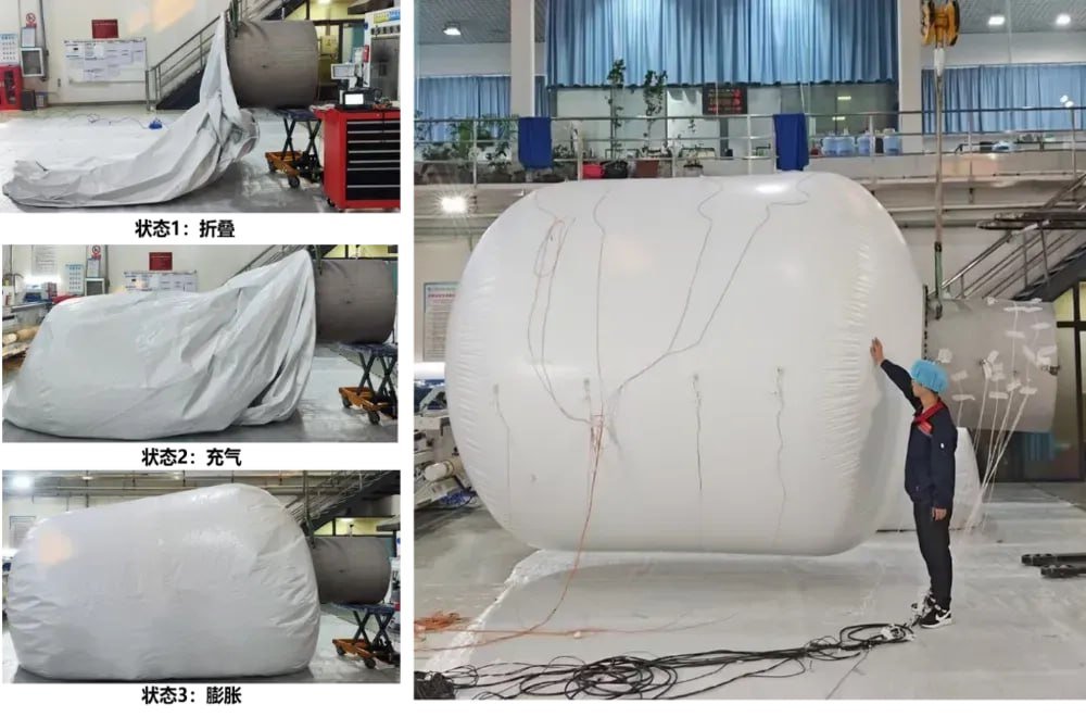 China Tests Inflatable Orbital Platform