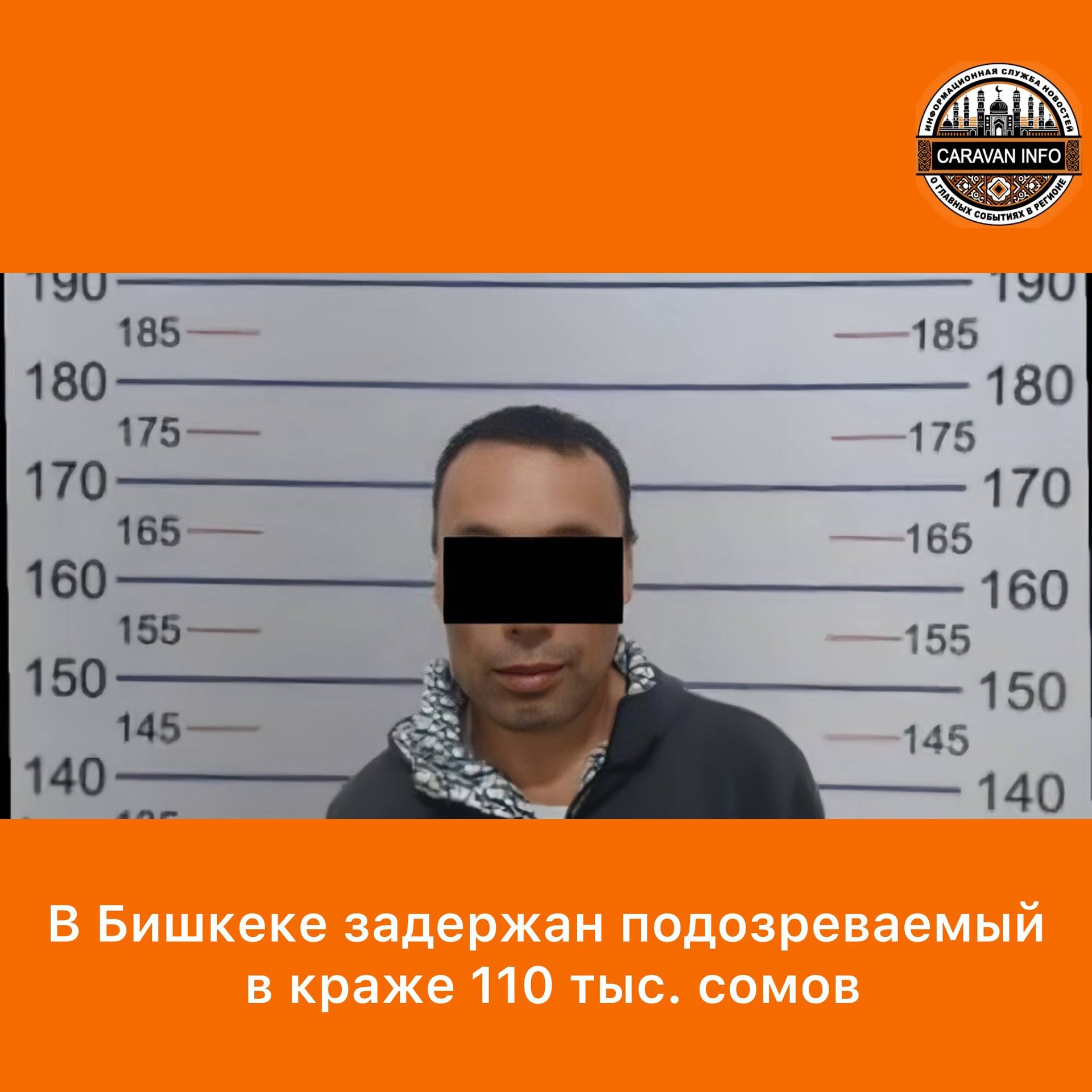 Suspect Detained in Theft of 110,000 Soms in Bishkek