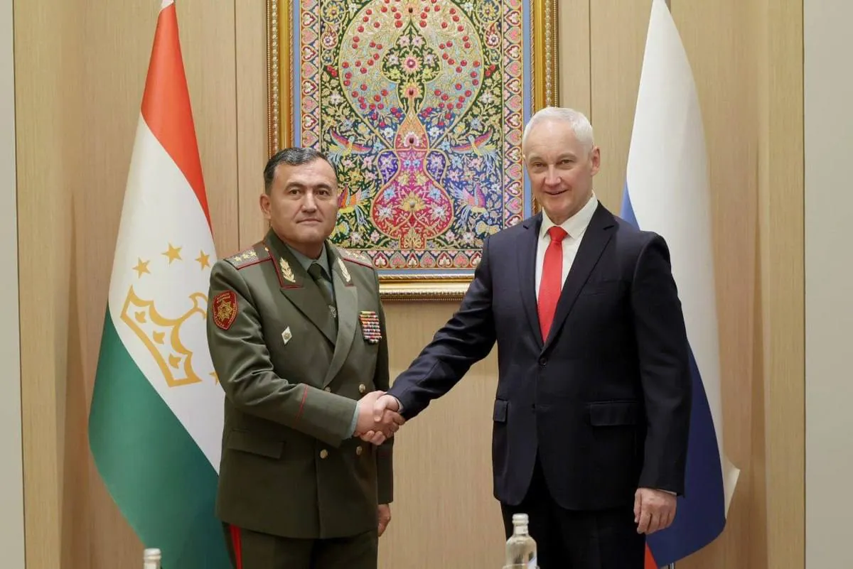Belousov: Stability in Central Asia Depends on Close Cooperation Between Russia and Tajikistan