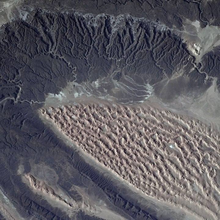 Impressive Terrain of the African Desert