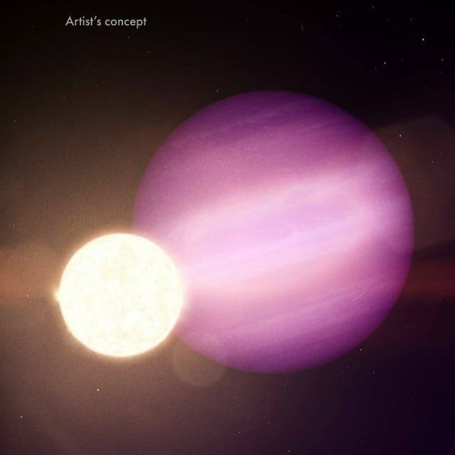 Planet Larger Than its Star

In 2020, astronomers discovered a gas giant named WD 1856 b in the Draco constellation, located 80 light-years away from Earth. Despite being similar in size to Jupiter, this planet is seven times larger than its host star. WD 1856 b orbits a white dwarf, the remnant of a Sun-like star that has shed most of its mass during its evolution.

The gas giant's orbit is remarkably tight, positioned only 50 times closer to its star than Earth. This close proximity results in WD 1856 b completing a full orbit around its star in just 34 hours, showcasing the extreme nature of this exoplanetary system.