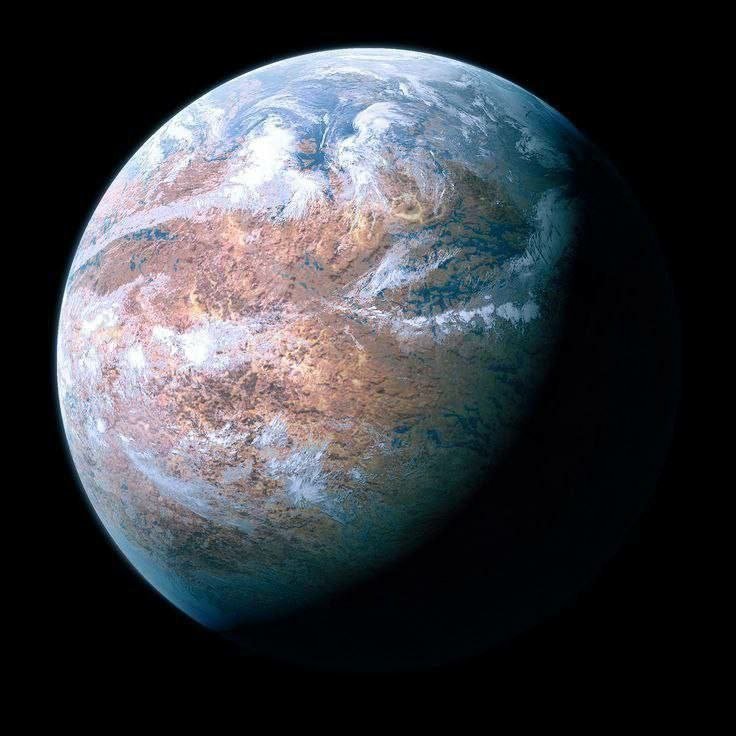 Oldest Known Habitable Planet, Kapteyn B

Two billion years post-Big Bang, Kapteyn B emerged as the oldest known planet capable of supporting life. It receives a similar amount of warmth from its star as Earth, suggesting the potential for liquid water on its surface.