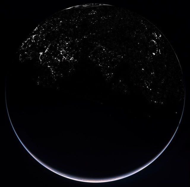 Rosetta Spacecraft Captures Night Earth

The Rosetta spacecraft took a stunning image of the Earth at night from a distance of approximately 75,000 km in November 2007.

This mesmerizing snapshot showcases our planet illuminated by city lights against the vast darkness of space, providing a unique perspective on Earth's beauty as seen from afar.