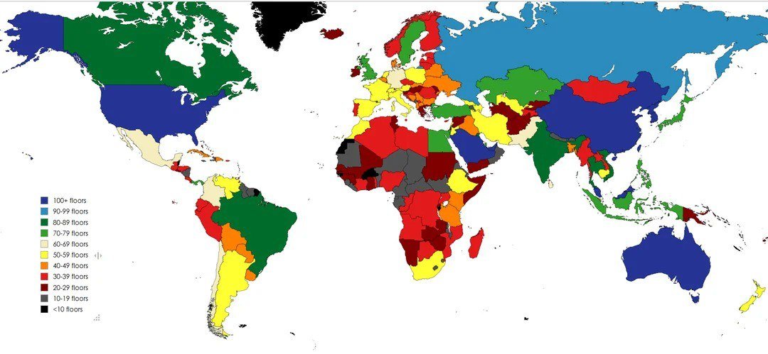 Tallest Buildings in Various Countries
