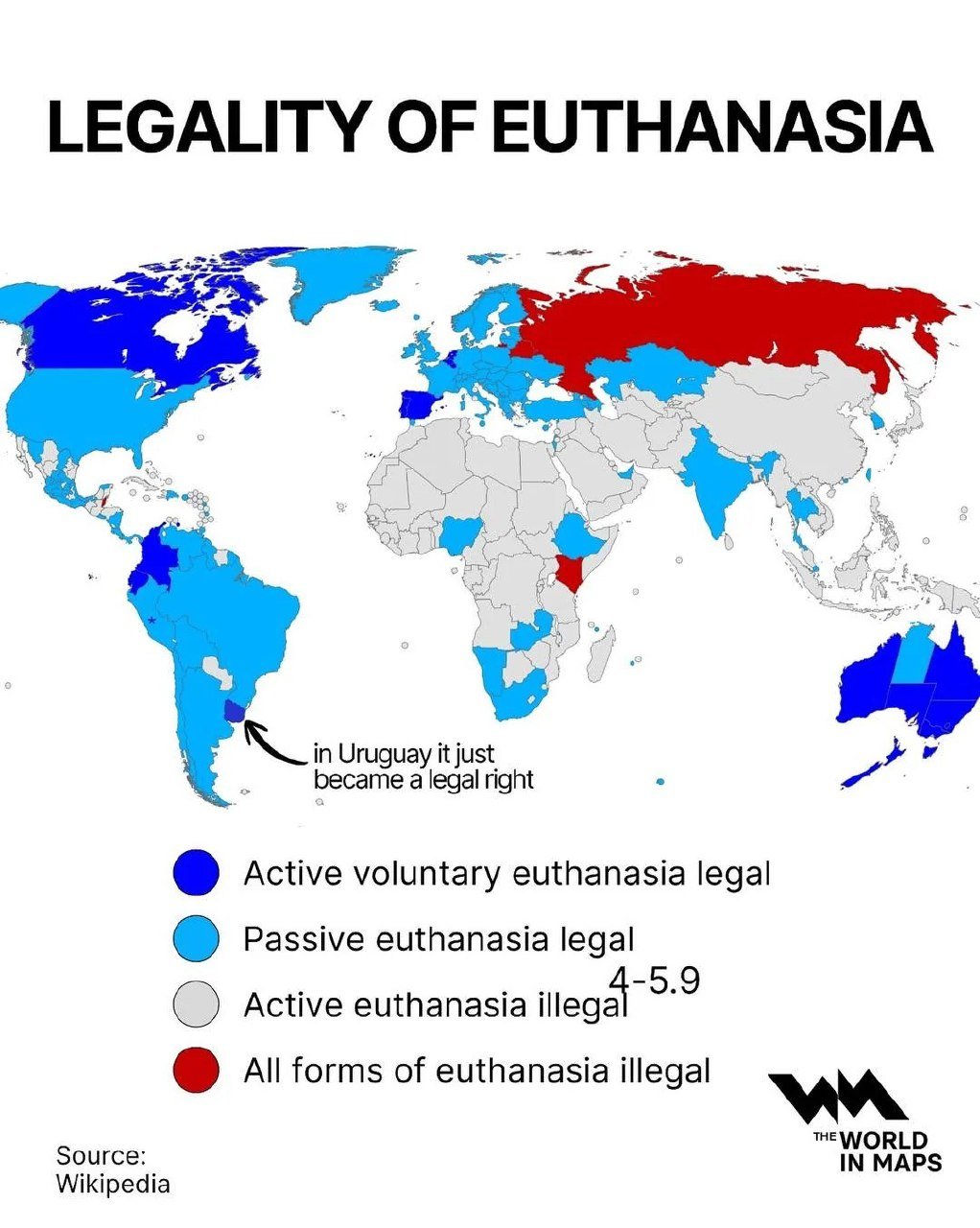 Legality of Euthanasia in Different Countries Around the World