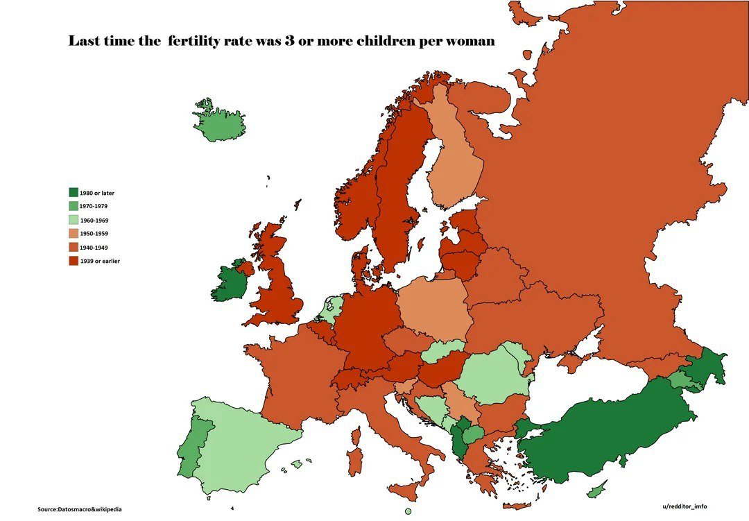 European Countries Experience Decline in Birth Rates