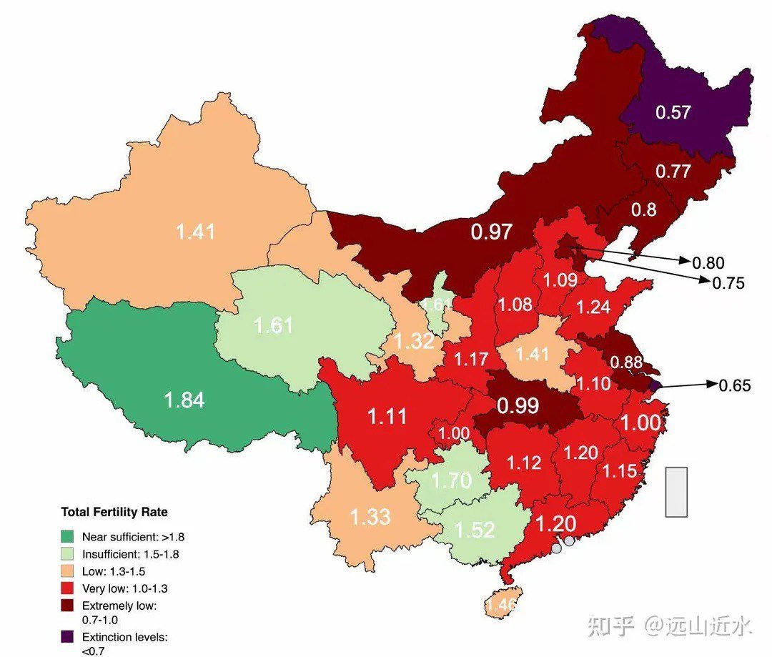 Birth rate in Chinese provinces drops to 0.57 children per woman in 2024