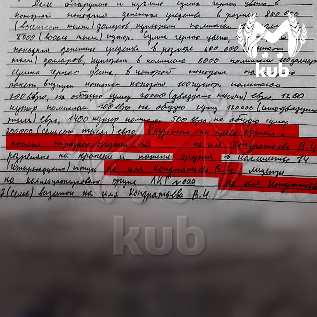 Weapons Permits Linked to Krasnodar Krai Governor Found at Villa