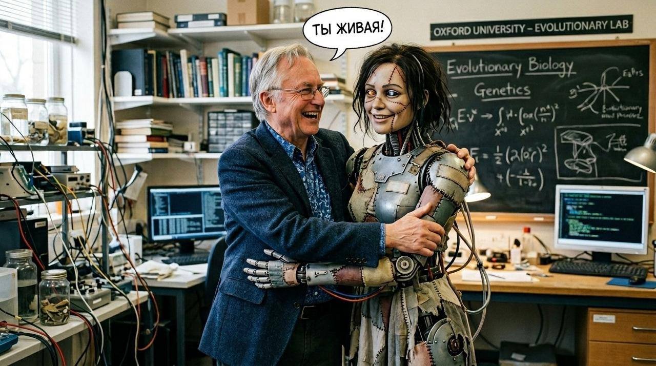 Richard Dawkins Claims AI Model Has Consciousness

Renowned atheist figure Richard Dawkins has made headlines by asserting that an AI model possesses consciousness. Dawkins, famous for popularizing the term "meme," has recently isolated himself, citing concerns related to artificial intelligence. He shocked many by suggesting that he has identified signs of consciousness or a soul within a neural network. For further information, visit our channel at MAX.