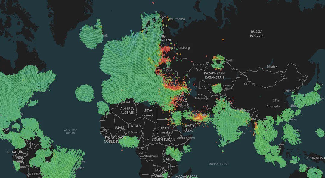 Where GPS is "Blocked" in the World

On the map, navigation quality assessments from aircraft show areas where GPS functions properly in green, while disruptions are indicated by yellow-orange-red colors. Regions where non-internationally registered aircraft do not operate are left blank. Despite these areas, the map reveals intriguing patterns.

Significant global GPS blocking zones include the borders of western Russia, areas surrounding Ukraine (especially near its western borders), and the northern part of the Black Sea, where both conflicting sides likely block GPS signals.

Navigation poses challenges in the Middle East, particularly around Israel and Iran. GPS issues are also present in Southeast Asia (near Myanmar), isolated locations in Africa, and sporadically in Latin America.