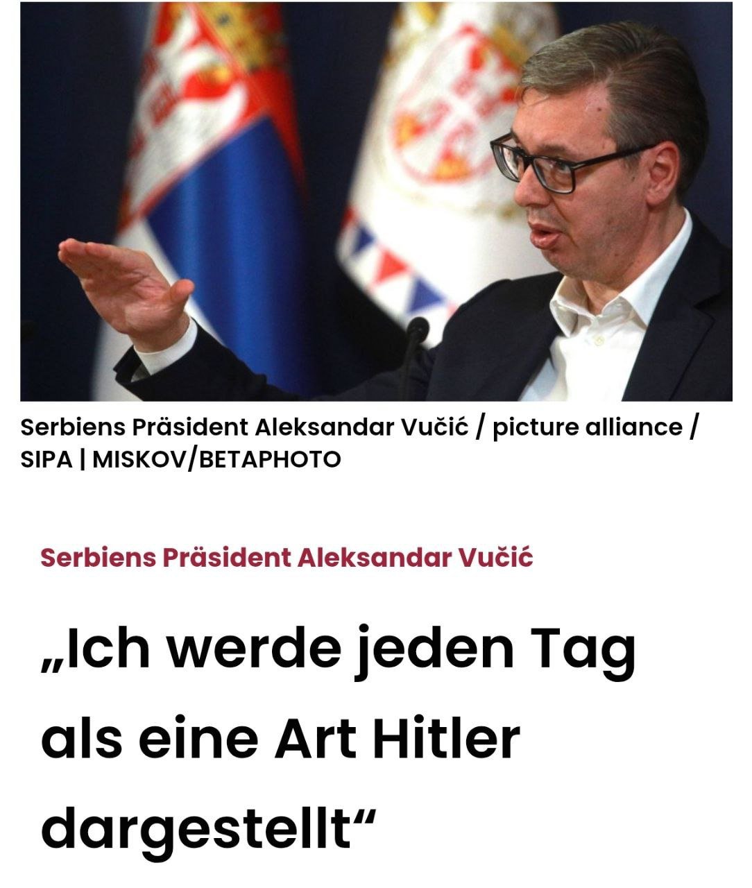 Serbian President Offers Ammunition Sales to EU Countries