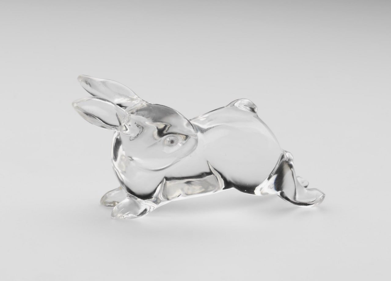 Hare

In late 19th - early 20th-century St. Petersburg, the firm of K. Fabergé created a rock crystal sculpture of a hare through stone carving. The artwork measures 9.2 cm in length and is currently showcased as the #exhibitoftheday at the Museums of the Moscow Kremlin.

This delicate piece exemplifies the exquisite craftsmanship and attention to detail characteristic of Fabergé creations during that era. The use of rock crystal and intricate stone carving techniques highlights the sophistication and artistry of the renowned Fabergé firm.